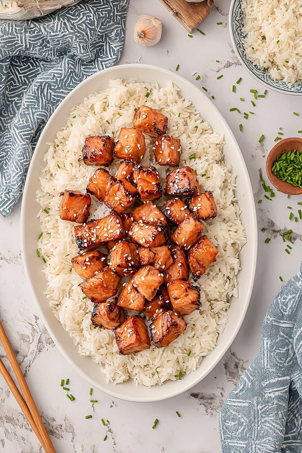 Miso Salmon Bites
