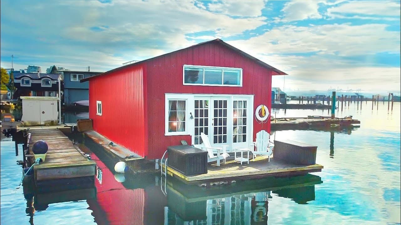 She Turned a Boat Shed Into a Floating Home