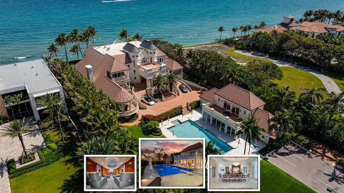 This Mansion Has Its Own Deepwater Dock and 20-Car Garage