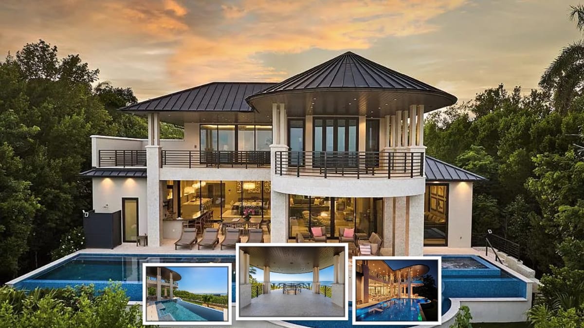 This Oceanfront Estate Owns a Marina Slip
