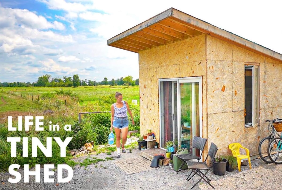 This Woman Built A Home For $5,000 In Her Family’s Backyard