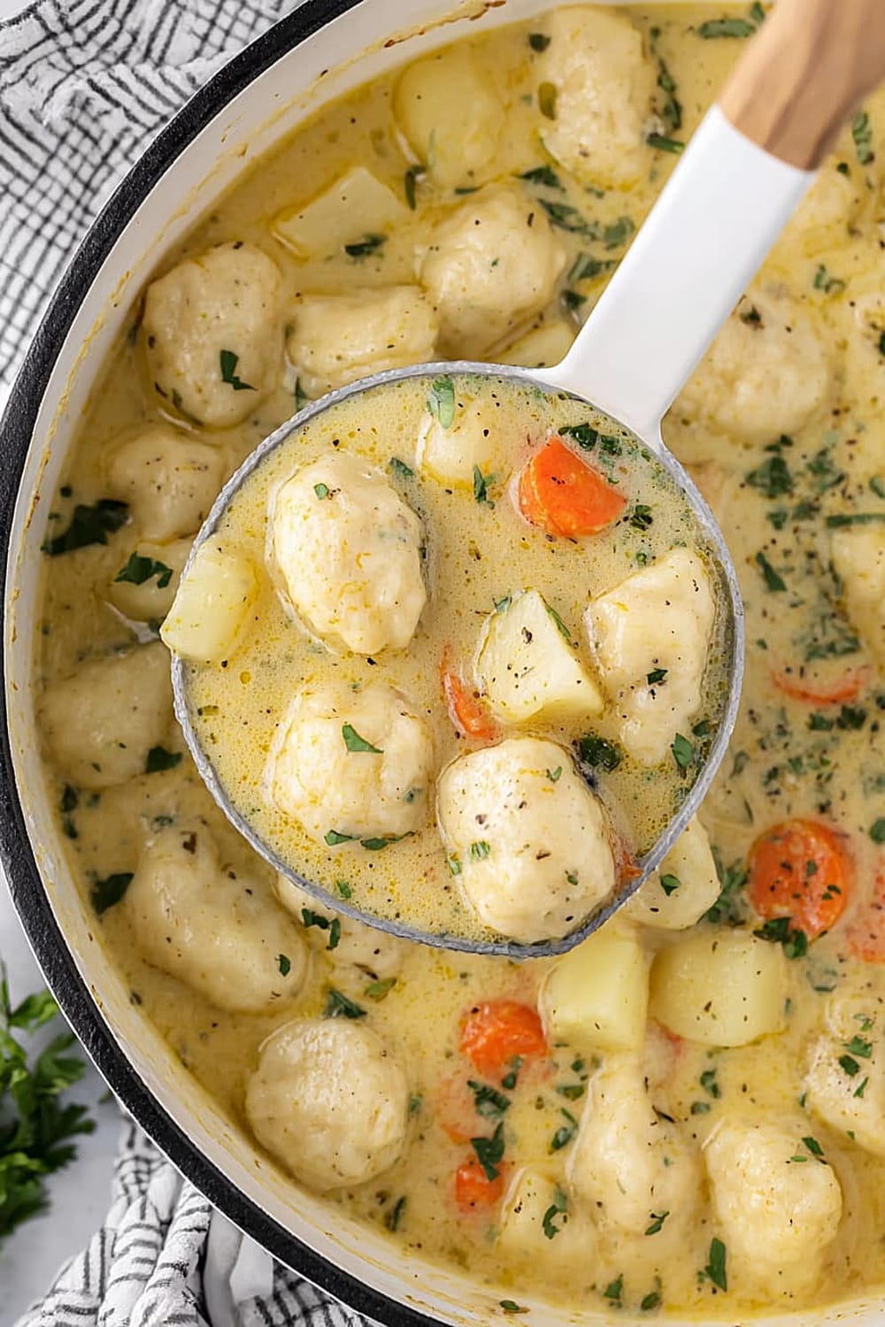 Knoephla (Potato Dumpling Soup)