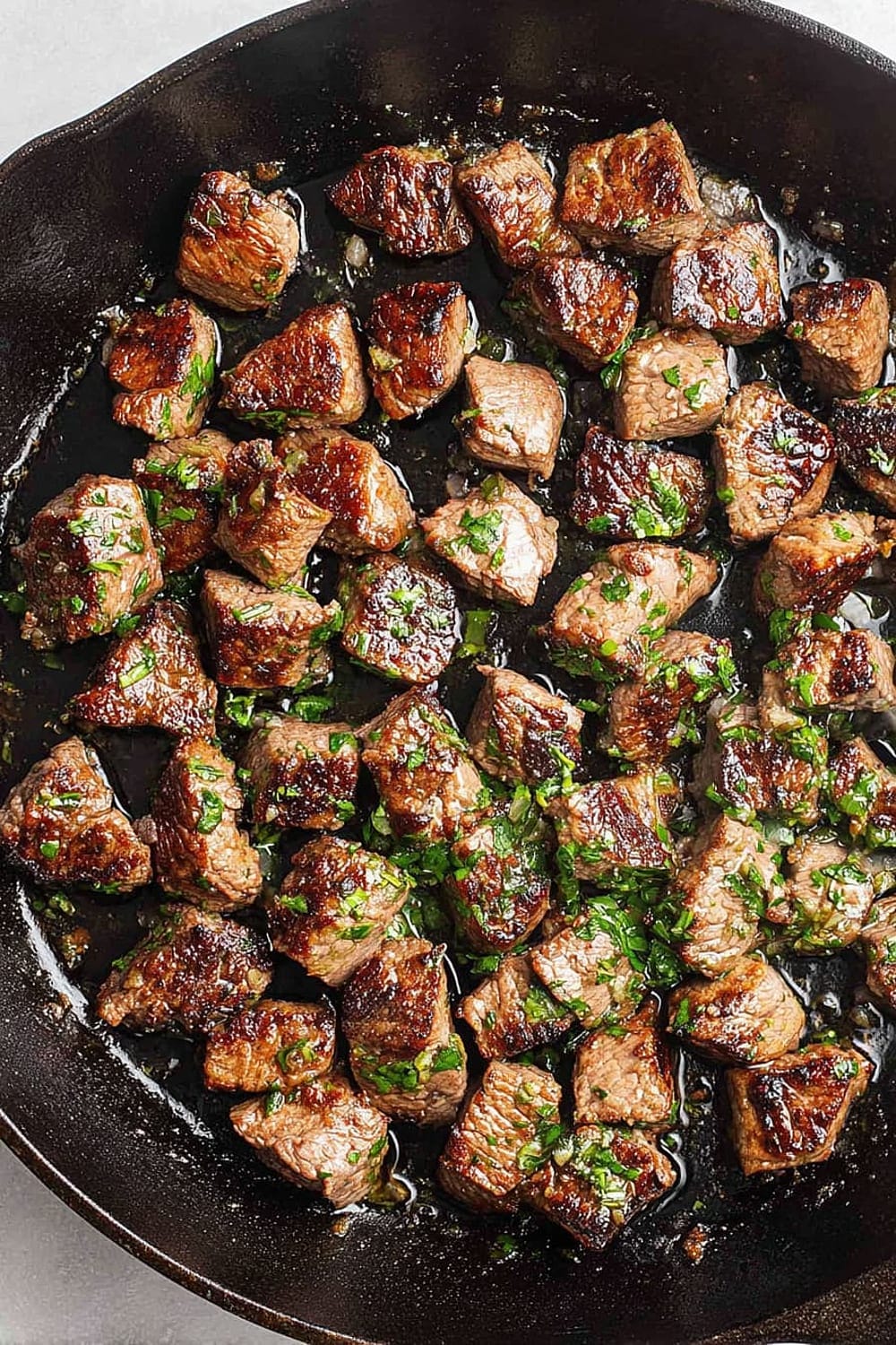 Garlic Herb Steak Bites