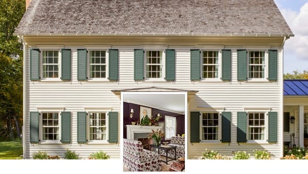 A Designer's Pattern-Packed Countryside Estate: Timeless Greek Revival in Washington, CT