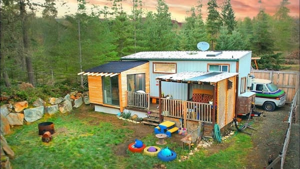 They Built a Tiny House So Their Family Could Live in a Rainforest