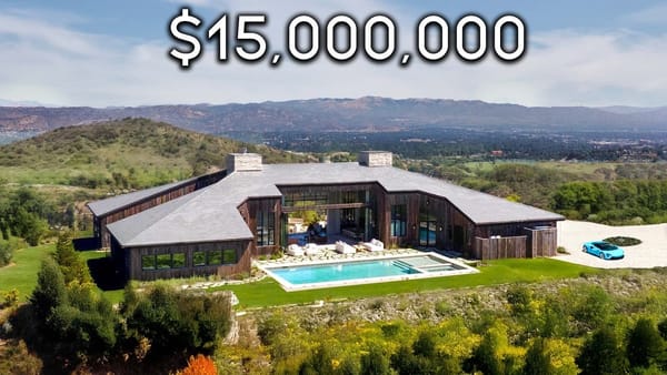 What $15,000,000 Gets You In California - HILLTOP Mega Mansion