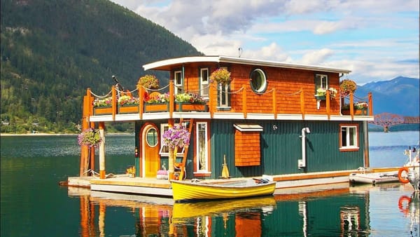 The Guy Who Built a Floating, Off-Grid Home Because He Wanted Morning Ducks