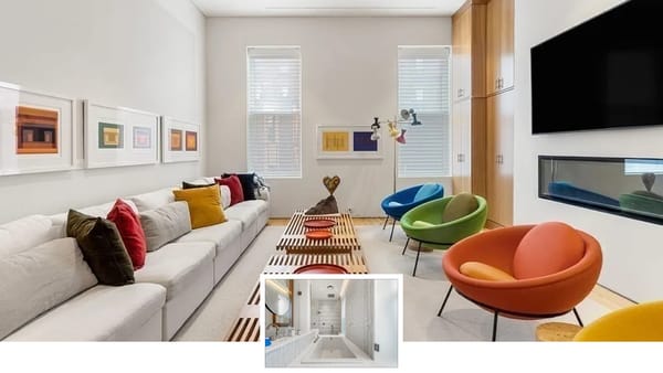 4,788 Sq. Ft. 4-Bedroom Boston Back Bay Townhouse with Transparent Elevator and Roof Deck