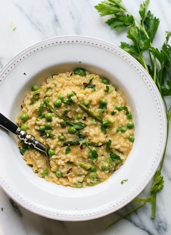 Oprah’s Spring Pea and Asparagus Risotto