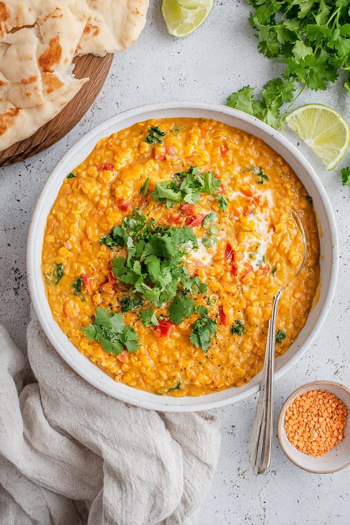 Easy Coconut Curry Lentil Soup